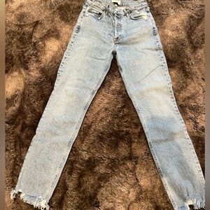 Agolde distressed skinny leg jeans size 26